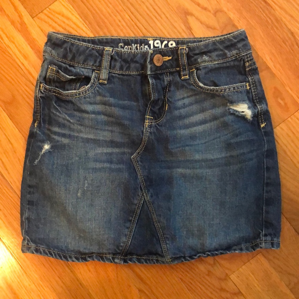 Gap kids soft denim skirt
